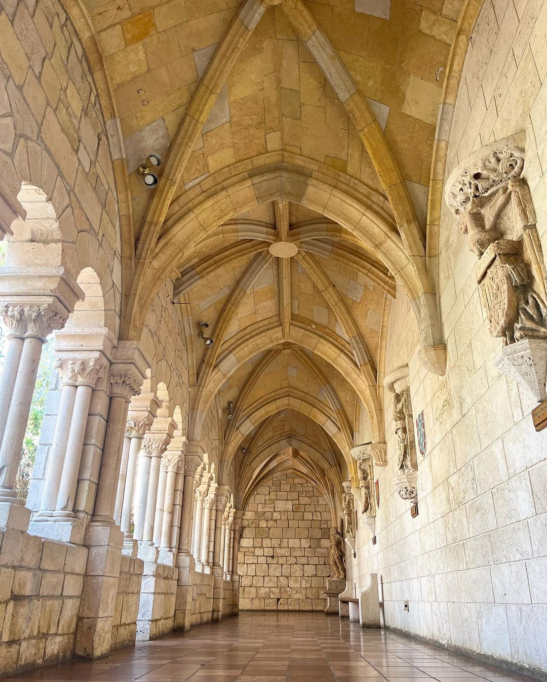 Ancient Spanish Monastery Arch ways