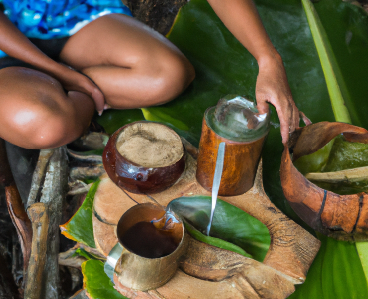 Kava drinks prepartion