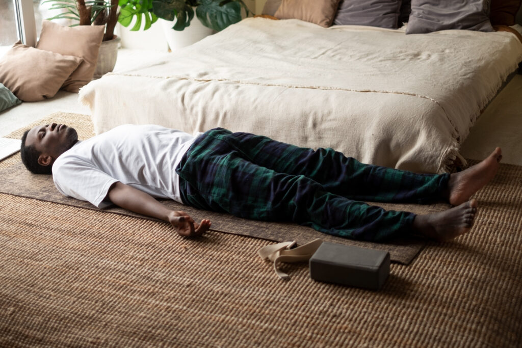 Restorative Sleep Corpse Pose Yoga