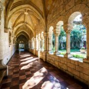 Ancient Spanish Monastery Arches