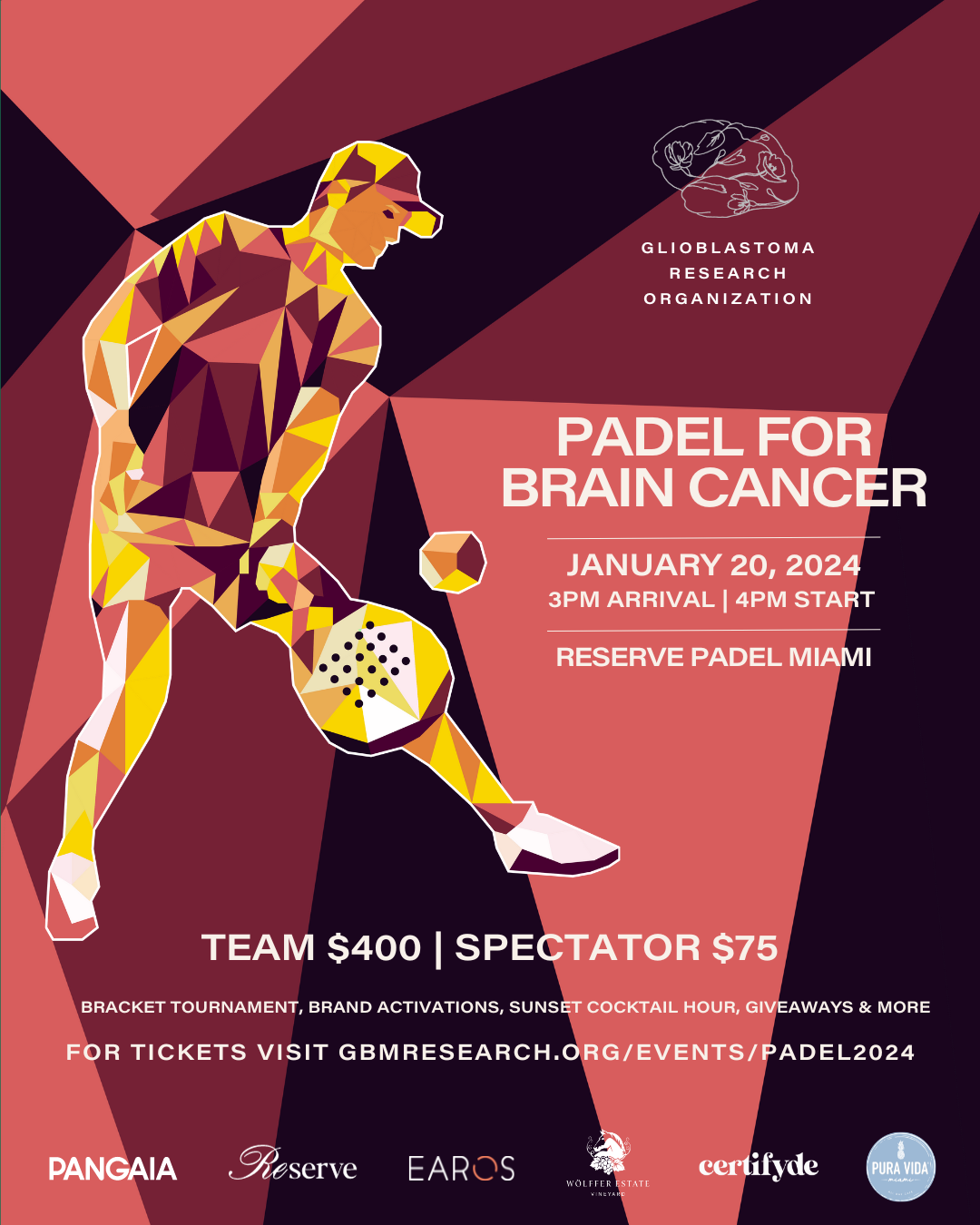 Padel for Brain Cancer