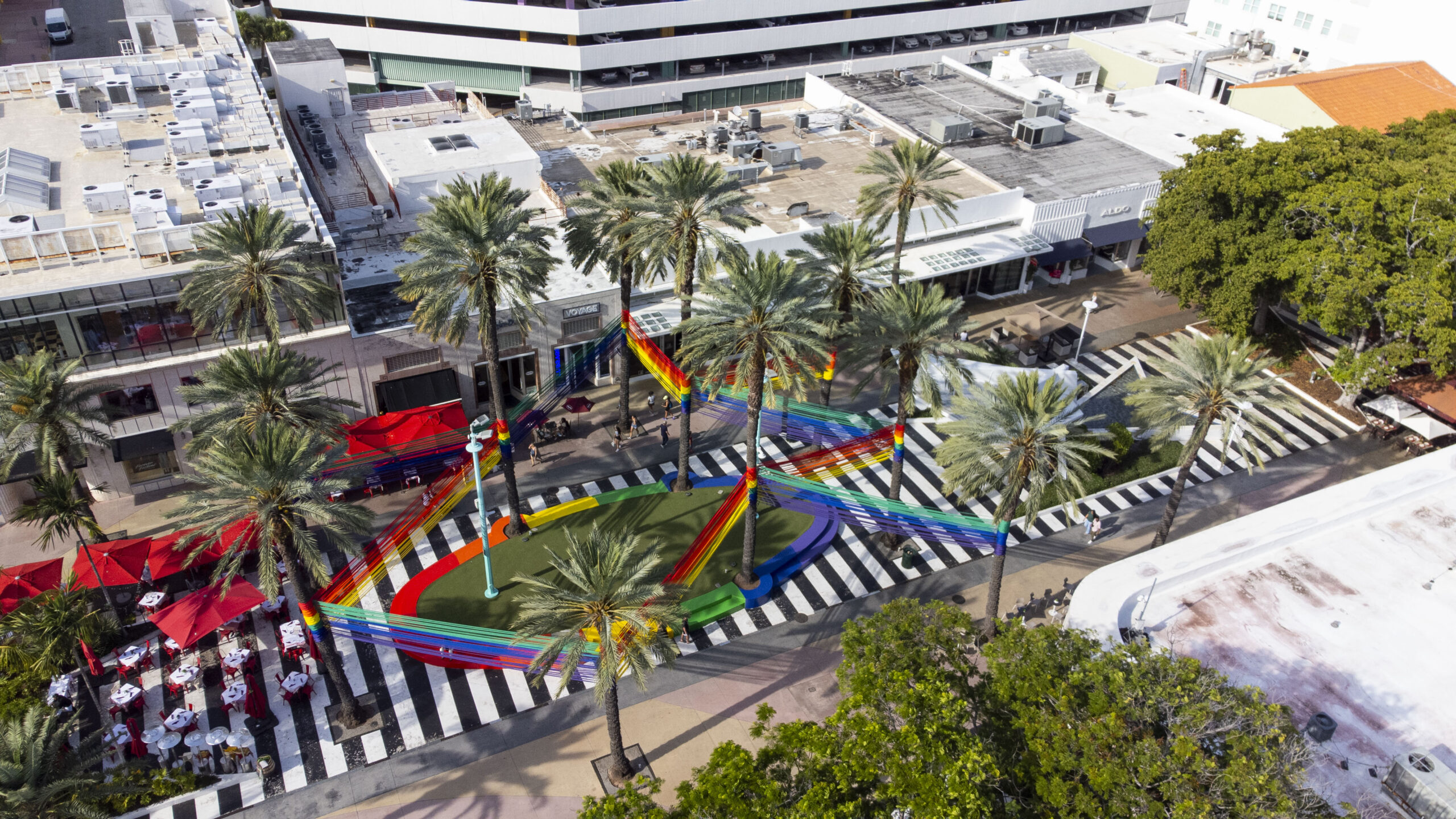 Pride Lights The Night on Lincoln Road