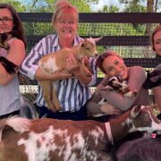 Fun Goat Yoga with Baby Goats, Farm Tour, Music