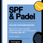 SPF & PADEL: Padel Playhouse with Neutrogena® - May 19th