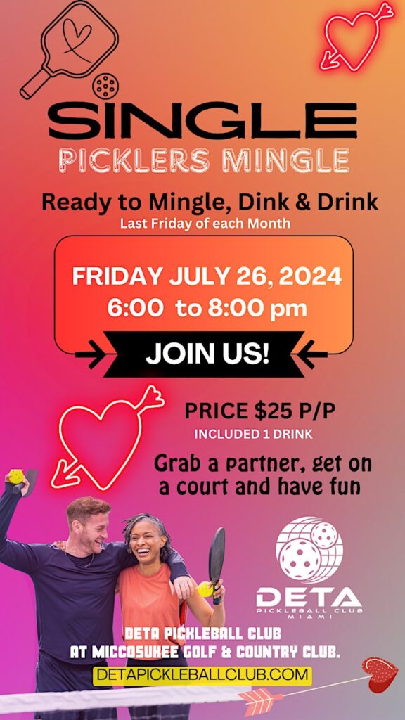 Breathe Miami Singles Ready to Mingle: Dink & Drink