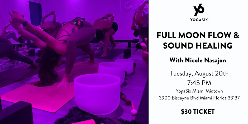 Full Moon Yoga Flow & Sound Healing