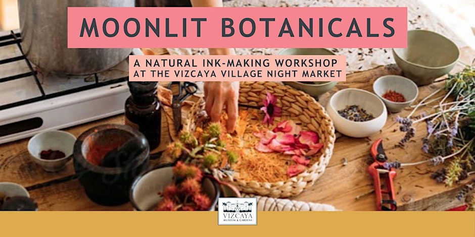 Moonlit Botanicals: Watercolor Ink Workshop at the Night Market