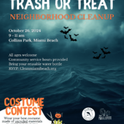 Trash Or Treat Neighborhood Cleanup
