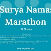 Challenge Yoga Skills-Online-108 Sun Salutations Marathon-Coral Gables, FL