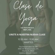 Clase de Yoga con Gloria