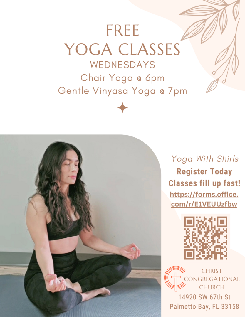 Free Chair Yoga and Gentle Vinyasa Yoga Classes