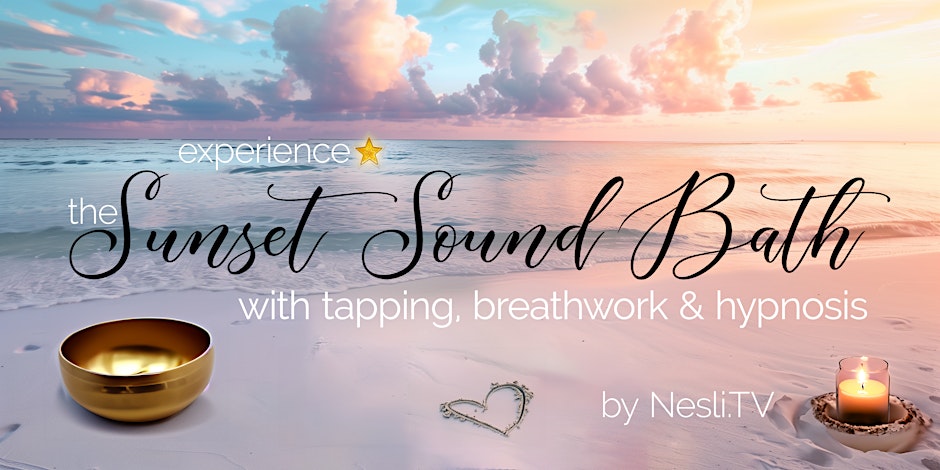 Hypnotic Sunset Sound Bath at Miami Beach with Nesli