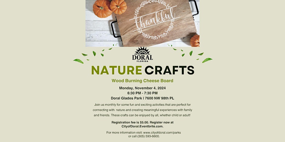 November Nature Craft- DIY Wood Burning Thanksgiving Cheese Board