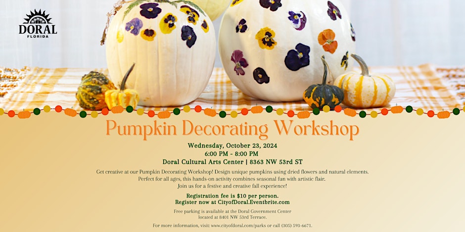 Pumpkin Decorating Workshop