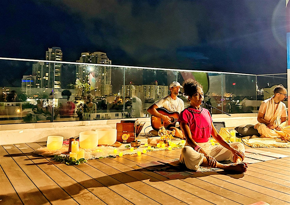 Rooftop Sunset Yoga + Live Music with Cacao Blessing