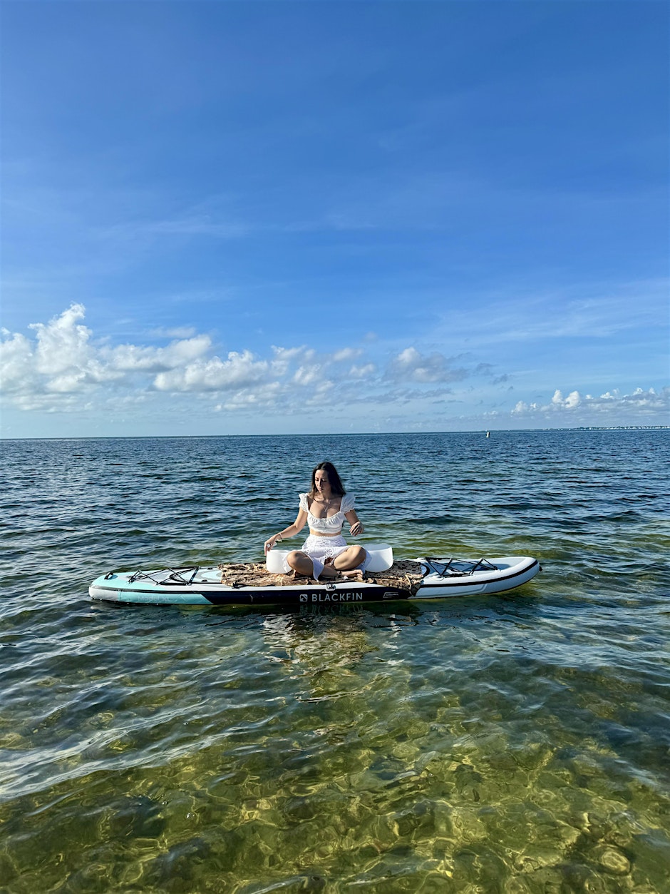 SUP & SOUND - SUNSET SOUND BATH meditation on the water & a special collab.