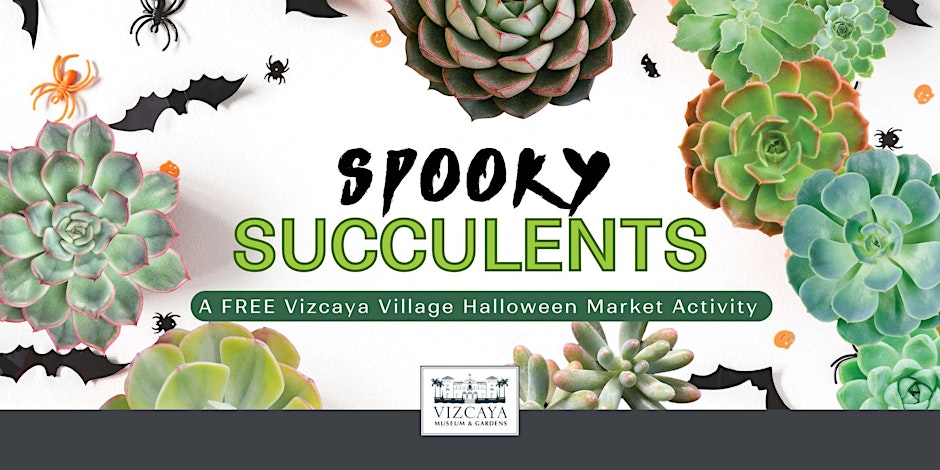 Spooky Succulents: Halloween Market Fun at Vizcaya Village