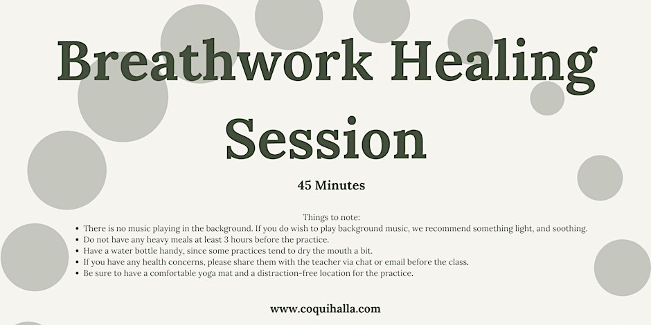 Virtual Breathwork and Pranayama Healing Session, Coral Gables, FL