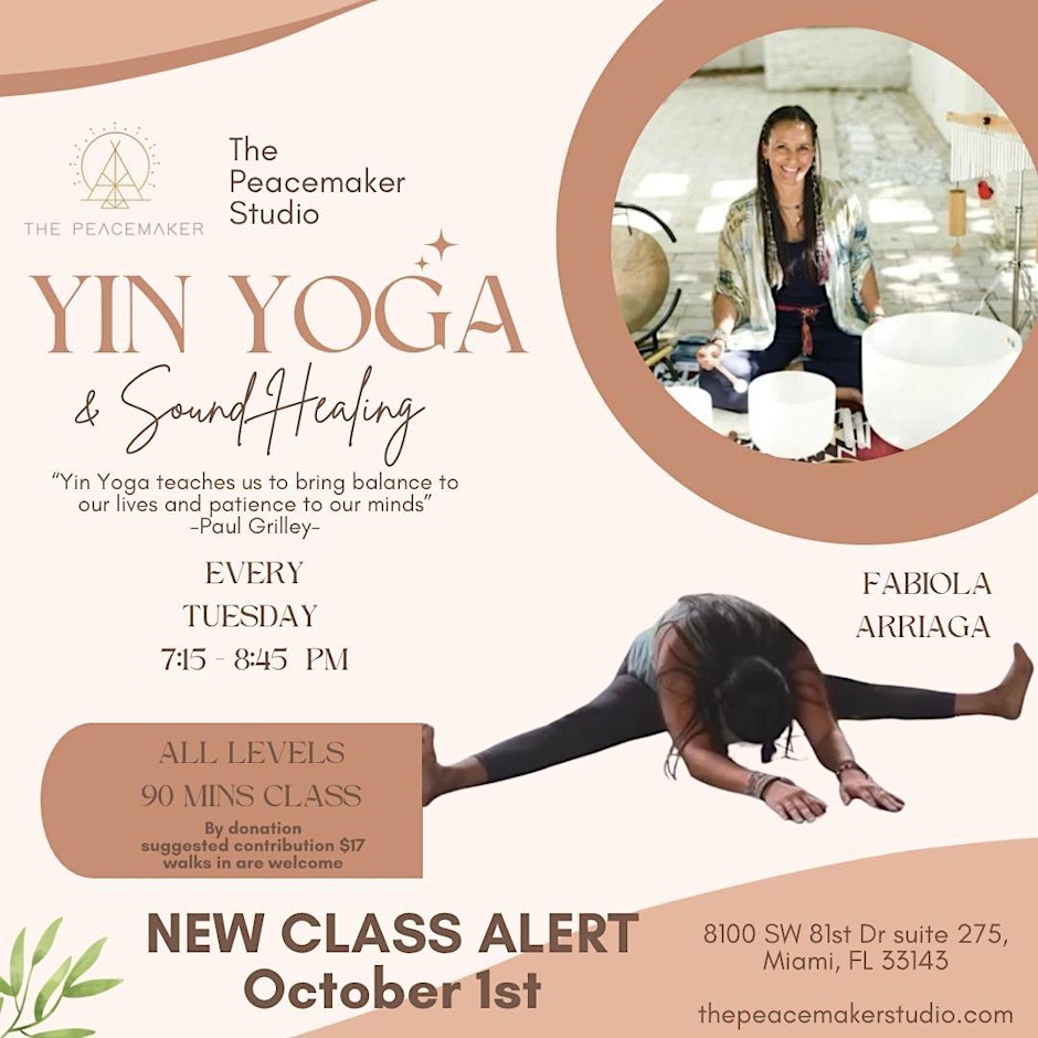 Yin Yoga and Sound Healing with Fabiola