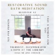 Restorative Soundbath Meditation with Franci Blanco