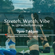 Miami padel league yoga