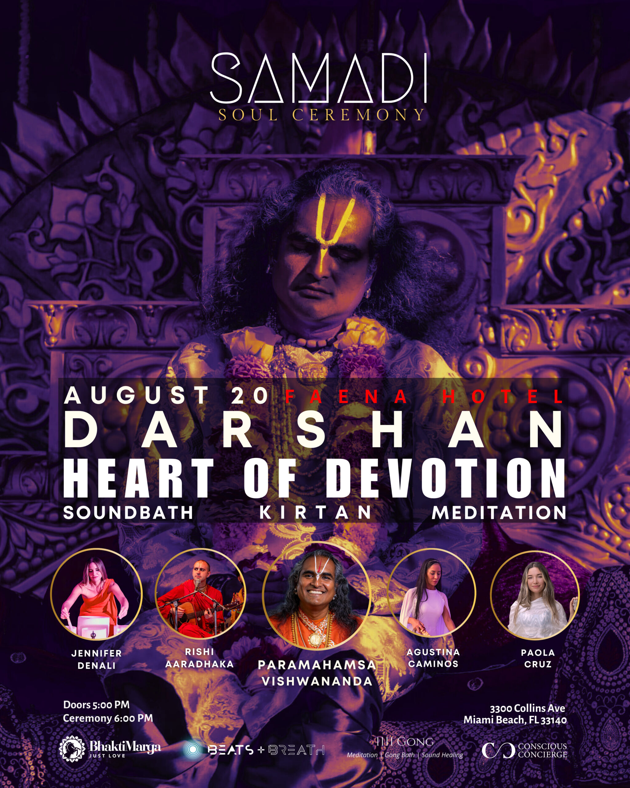Samadi Soul Ceremony and Tierra Santa Present: Summer Soul Series Part III x The Heart of Devotion Ceremony & Darshan with Paramahamsa Vishwananda