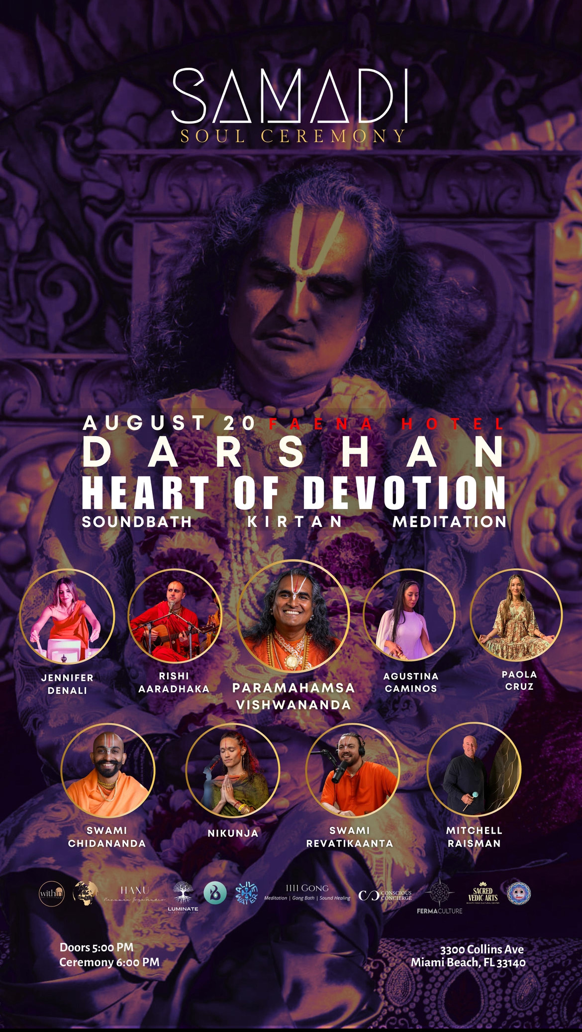Samadi Soul Ceremony with Jennifer Denali and Agustina Caminos and Paramahamsa Vishwananda