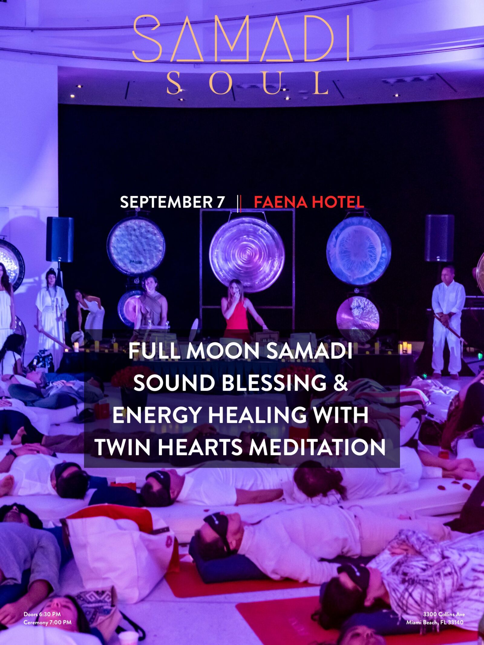 Samadi Soul Full Moon Samadi Sound Blessing & Energy Healing with Twin Hearts Meditation