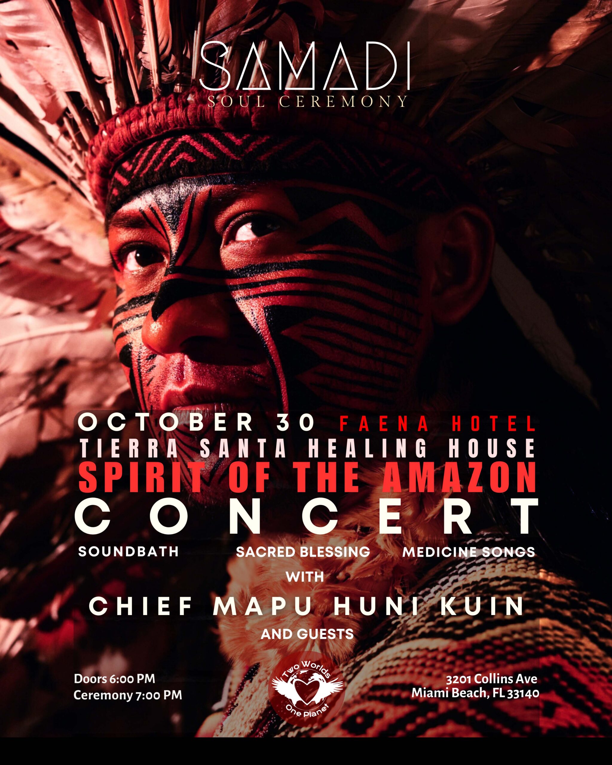 Samadi Soul Ceremony & Tierra Santa Present Spirit of the Amazon Concert
