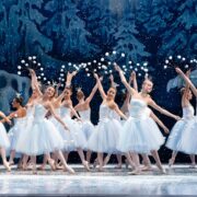 MCB Dancers in George Balanchine's The Nutcracker® in 2024. Choreography by © George Balanchine's George Balanchine Trust. Photo by Alexander Iziliaev
