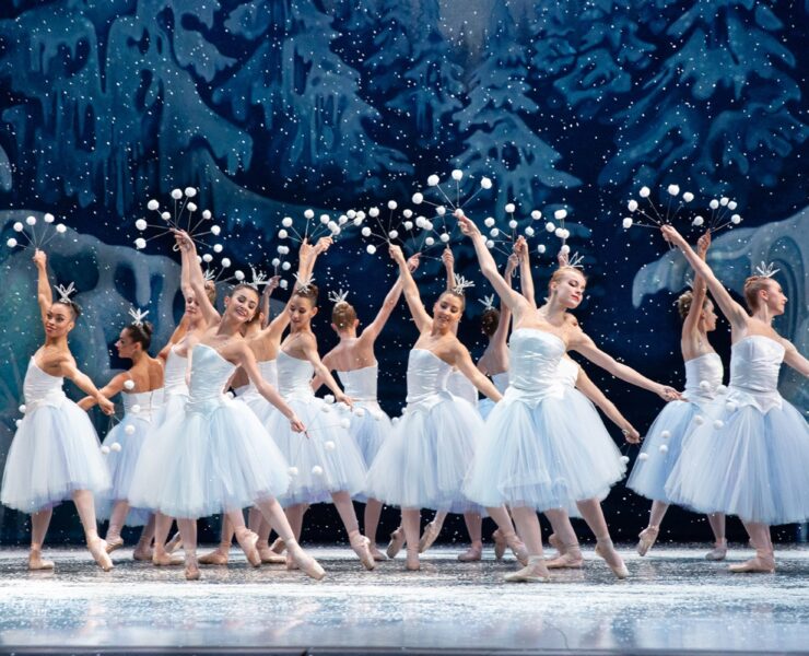MCB Dancers in George Balanchine's The Nutcracker® in 2024. Choreography by © George Balanchine's George Balanchine Trust. Photo by Alexander Iziliaev