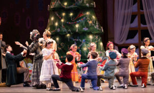 MCB Dancers in George Balanchine's The Nutcracker® in 2024. Choreography by © George Balanchine George Balanchine Trust. Photo by Alexander Iziliaev 1