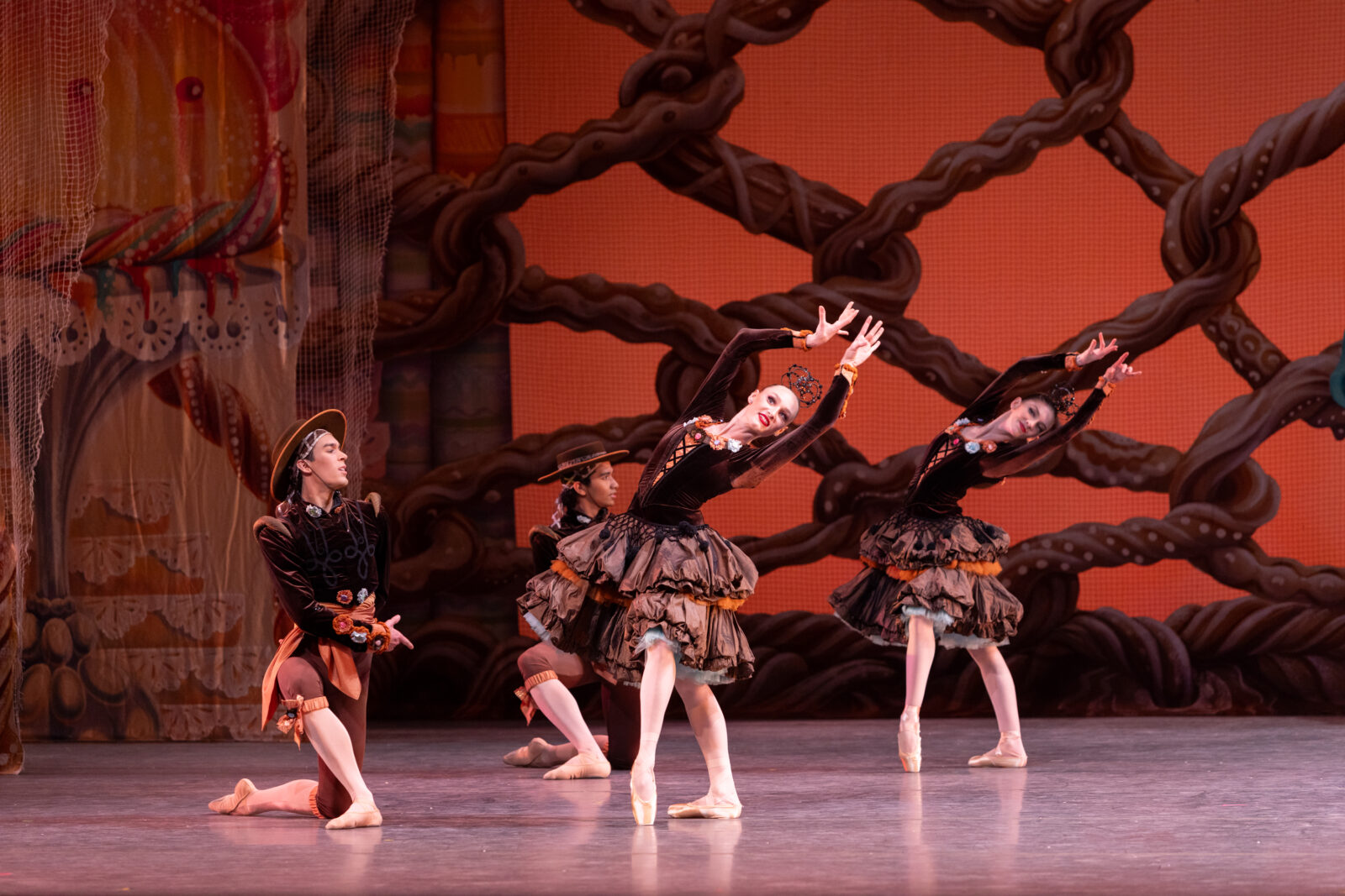 MCB Dancers in George Balanchine's The Nutcracker® in 2024. Choreography by © George Balanchine George Balanchine Trust. Photo by Alexander Iziliaev 3