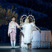 MCB School Students in George Balanchine's The Nutcracker® in 2024. Choreography by © George Balanchine George Balanchine Trust. Photo by Alexander Iziliaev 2