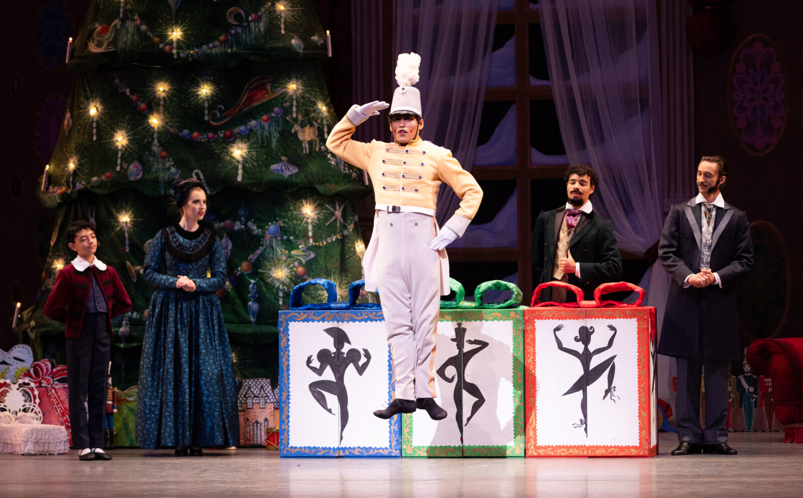 Satoki Habuchi in George Balanchine's The Nutcracker® in 2024. Choreography by © George Balanchine George Balanchine Trust. Photo by Alexander Iziliaev