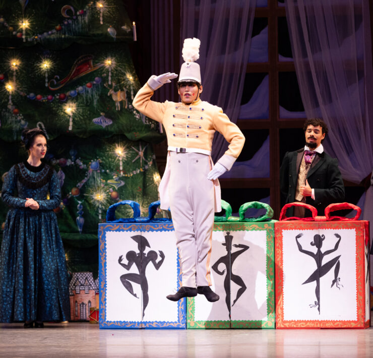 Satoki Habuchi in George Balanchine's The Nutcracker® in 2024. Choreography by © George Balanchine George Balanchine Trust. Photo by Alexander Iziliaev
